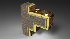 超薄瓷磚——造型檐豎剖節點